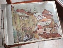 Vintage hatalmas luxus  nem használt - üres - fotóalbum
