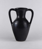 1U701 Retro jelzett Karda Imre kerámia váza 18.2 cm