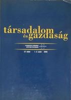 Társadalom és Gazdaság, 2005/1-2. szám - Temesi József (főszerk.)