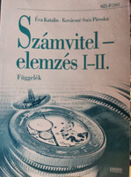Számvitelelemzés I-II. Függelék (021-F/2001) - Éva Katalin-Kovácsné Soós P.