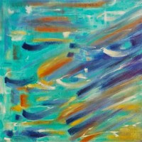 Saly Németh Mária     Plasztiktenger  58x58cm