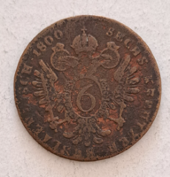 6 Krajcár 1800 B.  ( Habsburgház ) (298)