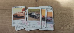 Porsche - Autóskvartett - MegaTrumpf - Piatnik Hiányos! No:4969 - retró