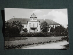 Képeslap,Hatvan,Grassalkovich-kastély,kórház látkép,részlet, 1965-