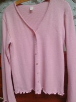 Rózsaszín vékonyabb kardigán
