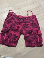 SUPERDRY terepmintás pink rövidnadrág  M