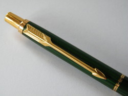 Vintage Parker 75 malachit zöld lakk bevonatos golyóstoll