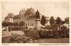 B - 251 Posta tiszta magyar városok,  települések: Debrecen Ref.főgimnázium (Barasits fotó)