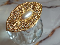 KIÁRUSÍTÁS!!! VINTAGE ARANYOZOTT BROSS!