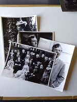 ZA604.12 Négy régi nagyméretű fotó  Film Mozi Színészek Csongrádi Kata  1970k