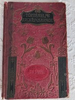 Történelmi arcképcsarnok c. könyv 1909-es, belül egy I. Vh. igazolvány kitüntetésről