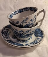 2 darab Windsor blue Ridgway Staffordshire csésze alátéttel