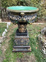 Csodálatos Antik Zsolnay kút,kaspó.1880-ból.
