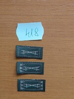 MH KARDDAL ÉKESÍTETT SZOLGÁLATI ÉRDEMJEL ARANY, EZÜST, BRONZ 2,5 X 1 cm 3 DB 418.