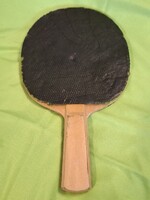 Régi, retró verseny pinpongütő, asztalitenisz ütő, 1979-ből, újra gumilapozható