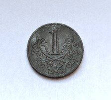 Bohemia and Moravia (Cheky a Morava) 1 Korun / Korona 1942.