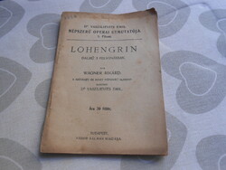 Opera kotta és szöveg-régi,LOHENGRIN 1907.08.8.