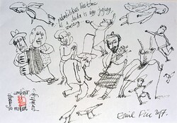 Für Emil: Glasgow - eredeti grafika 2017-ből