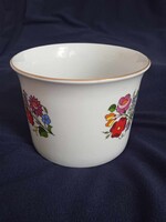 Kalocsai porcelán kaspó