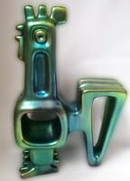 Zsolnay - Nádor Judit - eozin, art deco kakas porcelán