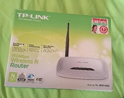 TP-Link TL-WR740N Router, wireless N Router, hibátlan,  dobozával,  használati útmutatóval