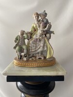 Porcelán nagyméretű életkép