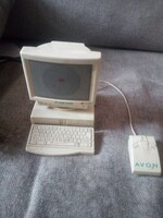 Retro számitógép alaku mini rádio