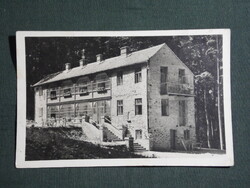 Képeslap,Hörmannforrás Kőszeg,üdülőház,turistaház,szálló látkép részlet,1945-