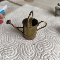 Retro miniatűr réz dísztárgy,öntöző kanna  eladó!