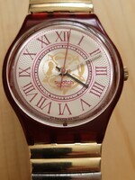 SWATCH GR128 MR WATSON 1994 RUGÓS FÉMSZÍJJAL