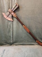 Thor vihartörő kalapács, Stormbreaker. Marvel, Fém/Fa Replika. Kézműves termék Gyűjtőknek
