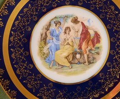 Moritz Zdekauer porcelán tányér, 1930 év - teljeseen hibátlan
