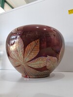 Zsolnay Tobbtuzu Gesztenye leveles 644 kaspo