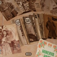 Régi Fürge ujjak, havilapok, kézimunka magazinok.