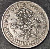 Egyesült Királyság 2 Schilling (Florin), 1948.