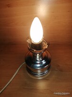 Retro fém asztali lámpatest búra nélkül
