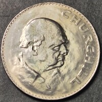 Egyesült Királyság, 5 shillings, 1965. Winston Churchill