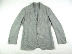 EREDETI ERMENEGILDO ZEGNA (M / L - 48-as) ELEGÁNS NAGYON KOMOLY FÉRFI APRÓ KOCKÁS ZAKÓ