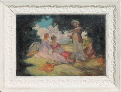 Kurlander István: Kirándulás, Szolnok, 1932