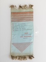 Retro selyem könyvjelző