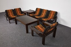 Yngve Ekström, Vintage retró,  Kanapé és fotel szett,  modell: Kontra, 1970-es évek,