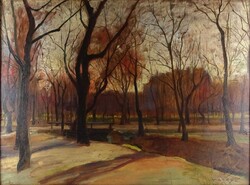 1U532 Markó Ernő : Késő őszi park