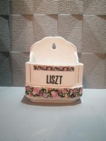 Szecessziós fali liszt tartó