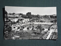 Képeslap,Igal,Termálfürdő,strand,medence látkép,részlet, 1968-