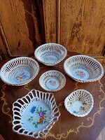 Apulum porcelán kosárkák egyben