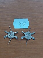 MH VEGYVÉDELMI TISZTHELYETTES FEGYVERNEMI JELVÉNY 458.