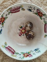 Fajansz edényke , kínáló - antik jelleggel