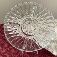 5 Divided, thick glass serving dish or centerpiece – stylish and practical!