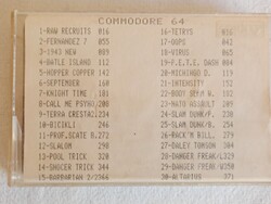 Játék kazetta magnó szalag 06 Commodore 64 játékok