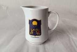 Krifka Gyuláné által festett porcelán kiöntő / Hajdúszoboszló